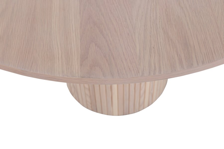 VENTURE DESIGN Bianca spisebord, rundt - hvitkalket finer (110)