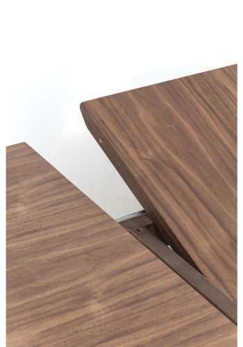 KARE DESIGN Extension Benvenuto ovalt spisebord - valnttfinish, med sommerfugltopp (200(50)x110)