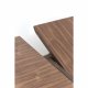 KARE DESIGN Extension Benvenuto ovalt spisebord - valnttfinish, med sommerfugltopp (200(50)x110)