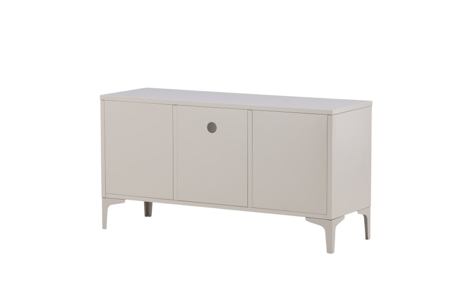 VENTURE DESIGN Piring TV-bord, m. 2 drer og 3 hyller - beige stl (120x40)