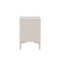 VENTURE DESIGN Piring nattbord, m. 2 skuffer - beige stl (45x40)