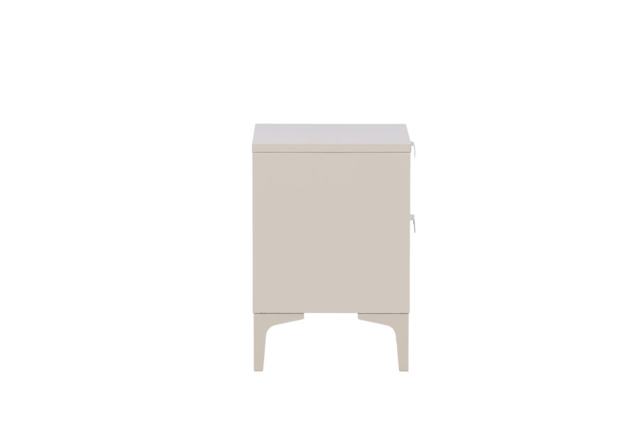 VENTURE DESIGN Piring nattbord, m. 2 skuffer - beige stl (45x40)