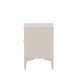 VENTURE DESIGN Piring nattbord, m. 2 skuffer - beige stl (45x40)
