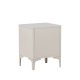 VENTURE DESIGN Piring nattbord, m. 2 skuffer - beige stl (45x40)