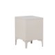 VENTURE DESIGN Piring nattbord, m. 2 skuffer - beige stl (45x40)