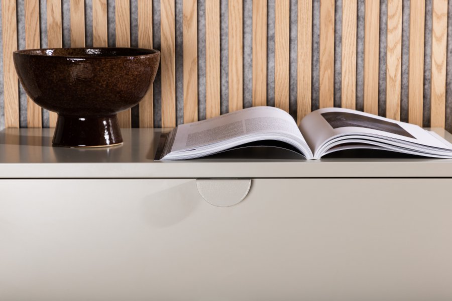 VENTURE DESIGN Piring kommode, m. 4 skuffer - beige stl