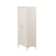 VENTURE DESIGN Piring garderobe, m. 2 drer, 3 hyller og hengestang - beige stl (H:183)