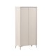 VENTURE DESIGN Piring garderobe, m. 2 drer, 3 hyller og hengestang - beige stl (H:183)