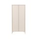 VENTURE DESIGN Piring garderobe, m. 2 drer, 3 hyller og hengestang - beige stl (H:183)