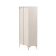 VENTURE DESIGN Piring garderobe, m. 2 drer, 3 hyller og hengestang - beige stl (H:183)