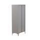 VENTURE DESIGN Piring garderobe, m. 2 drer, 3 hyller og hengerstang - lysegr stl (H:183)