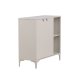 VENTURE DESIGN Piring skjenk, m. 2 drer og 2 hyller - beige stl