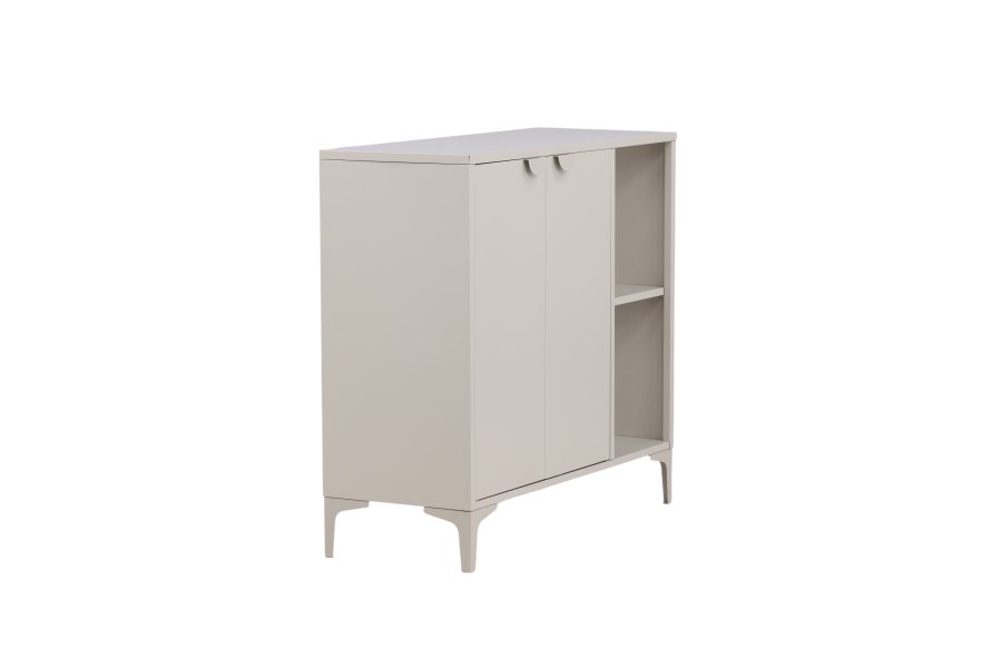 VENTURE DESIGN Piring skjenk, m. 2 drer og 2 hyller - beige stl
