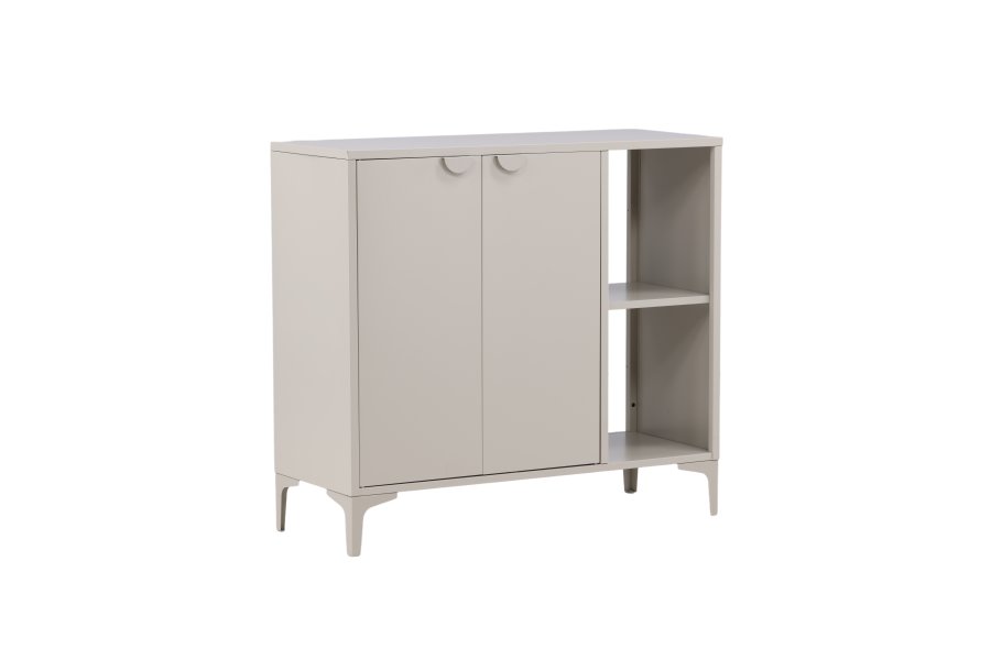 VENTURE DESIGN Piring skjenk, m. 2 drer og 2 hyller - beige stl
