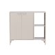 VENTURE DESIGN Piring skjenk, m. 2 drer og 2 hyller - beige stl