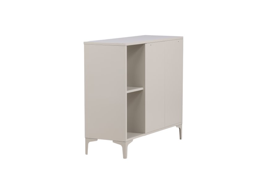 VENTURE DESIGN Piring skjenk, m. 2 drer og 2 hyller - beige stl