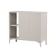 VENTURE DESIGN Piring skjenk, m. 2 drer og 2 hyller - beige stl