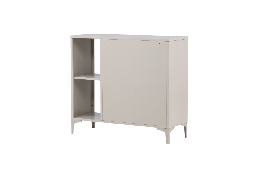 VENTURE DESIGN Piring skjenk, m. 2 drer og 2 hyller - beige stl