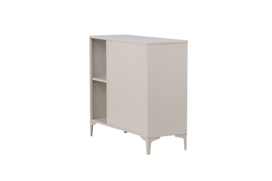 VENTURE DESIGN Piring skjenk, m. 2 drer og 2 hyller - beige stl