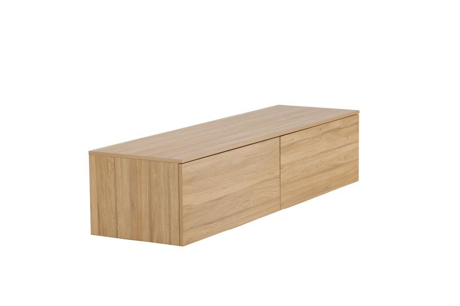 VENTURE DESIGN Frihamn Wandschrank, m. 2 Schubladen – natürliches MDF