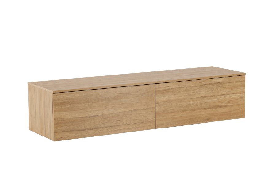 VENTURE DESIGN Frihamn Wandschrank, m. 2 Schubladen – natürliches MDF