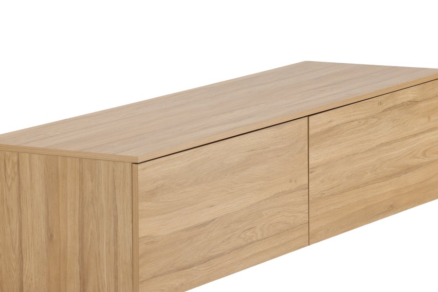 VENTURE DESIGN Frihamn Wandschrank, m. 2 Schubladen – natürliches MDF