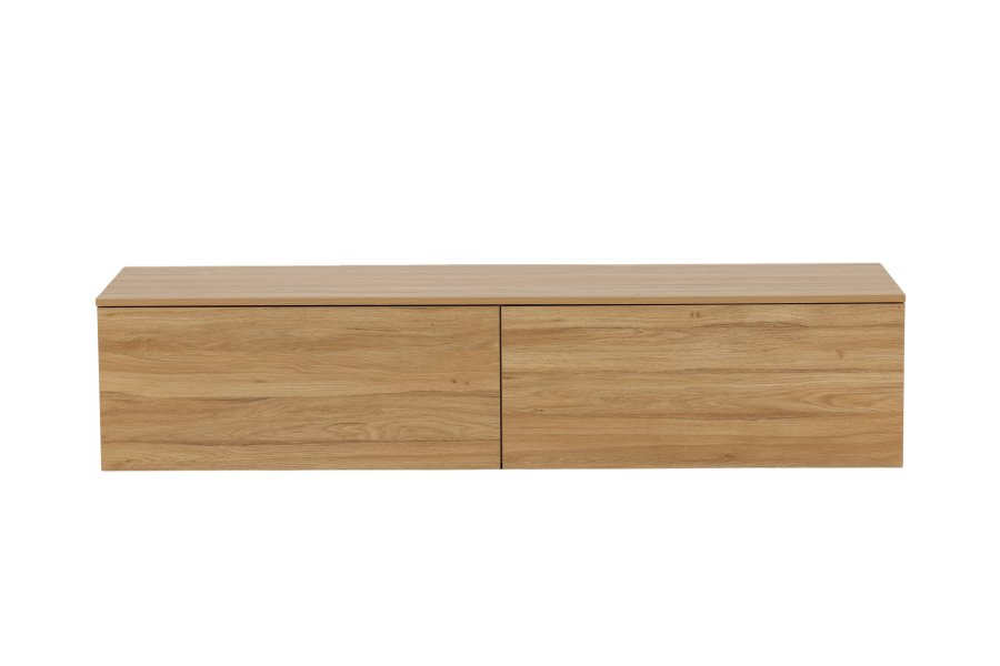 VENTURE DESIGN Frihamn Wandschrank, m. 2 Schubladen – natürliches MDF