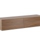 VENTURE DESIGN Frihamn veggskap, m. 2 skuffer - valntt MDF
