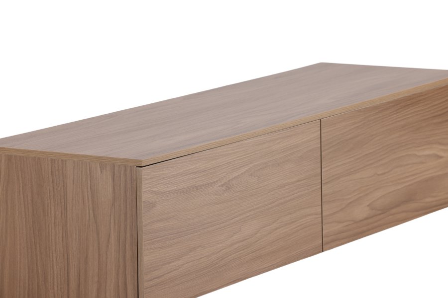 VENTURE DESIGN Frihamn veggskap, m. 2 skuffer - valntt MDF