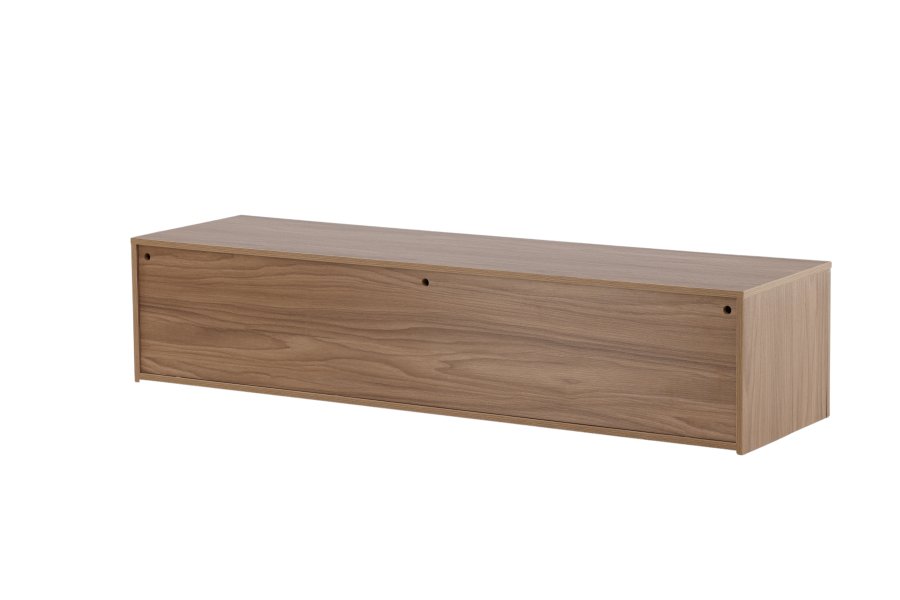 VENTURE DESIGN Frihamn veggskap, m. 2 skuffer - valntt MDF