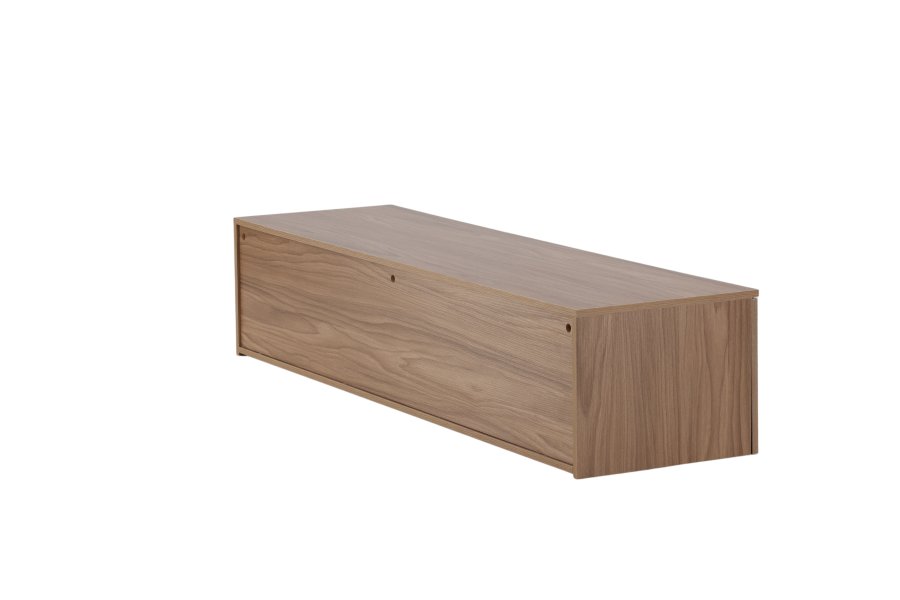 VENTURE DESIGN Frihamn veggskap, m. 2 skuffer - valntt MDF