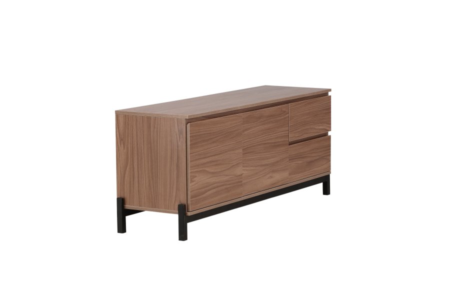 VENTURE DESIGN Corpus skjenk, m. 2 drer og 2 skuffer - valntt MDF