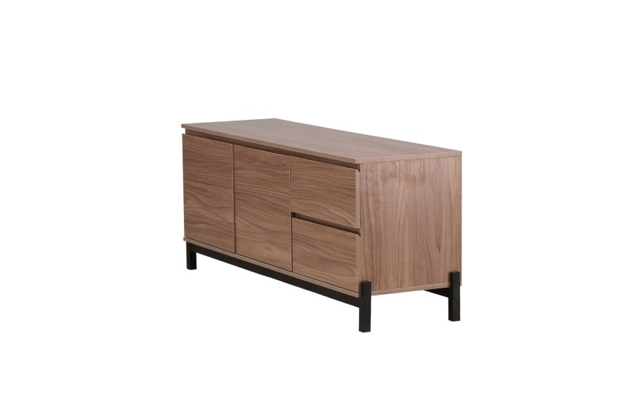 VENTURE DESIGN Corpus skjenk, m. 2 drer og 2 skuffer - valntt MDF