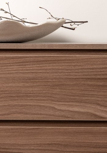 VENTURE DESIGN Corpus skjenk, m. 2 drer og 2 skuffer - valntt MDF