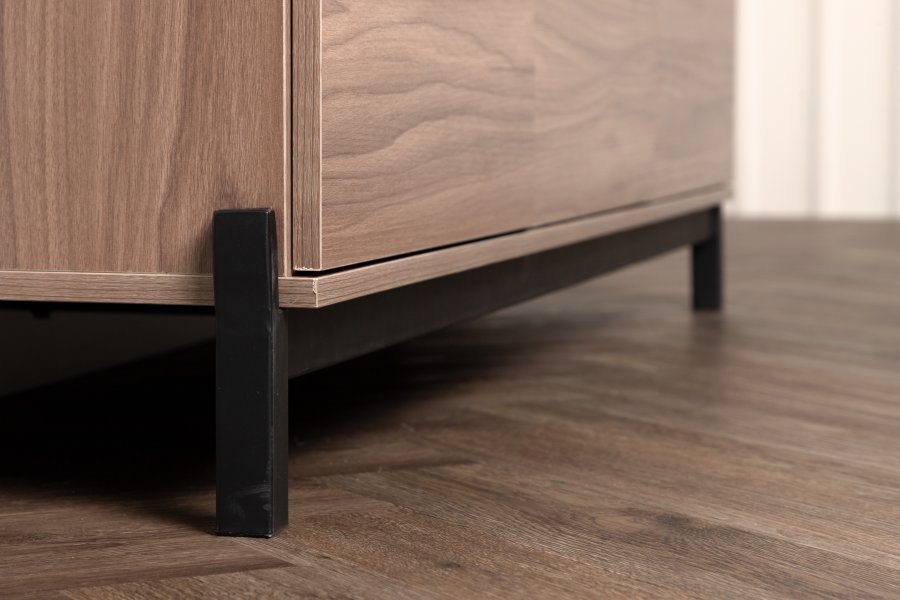 VENTURE DESIGN Corpus skjenk, m. 2 drer og 2 skuffer - valntt MDF