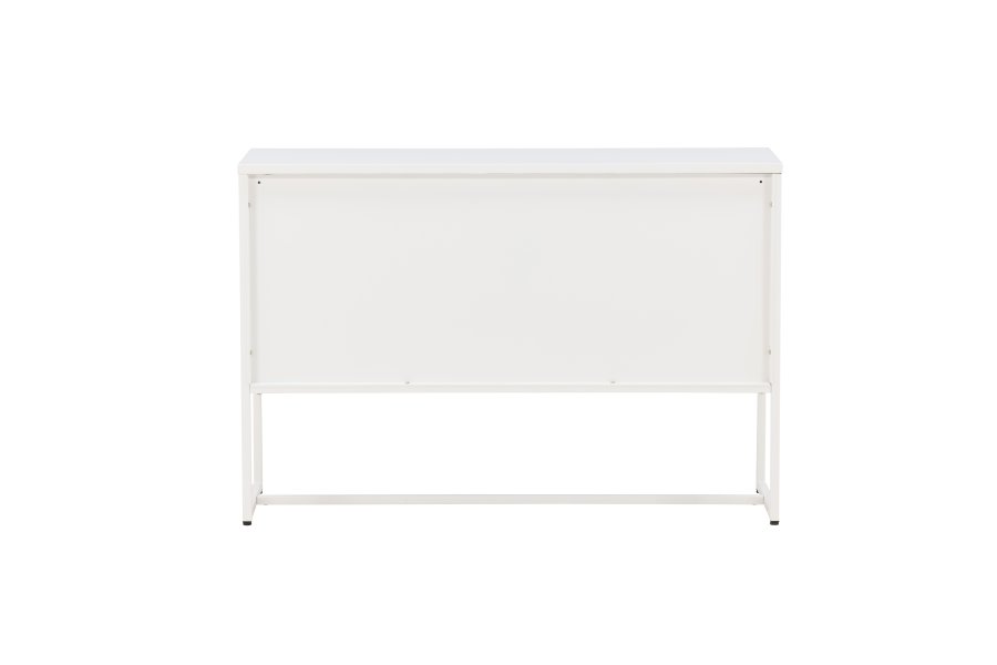 VENTURE DESIGN Malla skjenk, m. 3 drer og 2 hyller - hvit stl