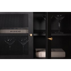 Malla sknk, m. 3 lger og 2 hylder hvid stl