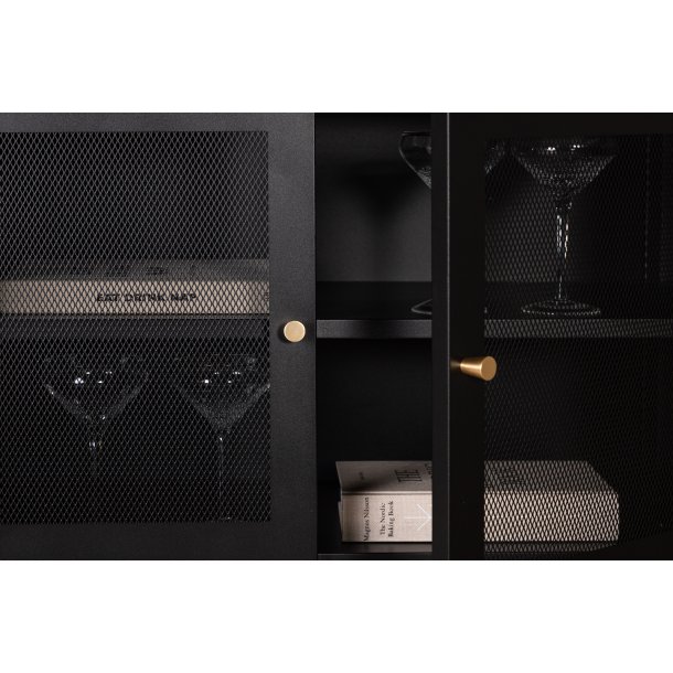 Malla sknk, m. 3 lger og 2 hylder hvid stl