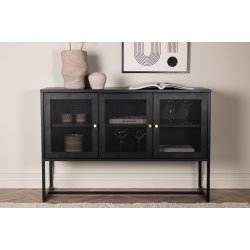 Malla sknk, m. 3 lger og 2 hylder hvid stl