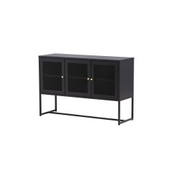 Malla sknk, m. 3 lger og 2 hylder hvid stl