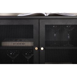 Malla sknk, m. 3 lger og 2 hylder hvid stl