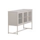 VENTURE DESIGN Malla skjenk, m. 3 drer og 2 hyller - beige stl