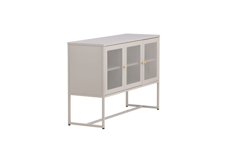 VENTURE DESIGN Malla skjenk, m. 3 drer og 2 hyller - beige stl