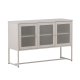 VENTURE DESIGN Malla skjenk, m. 3 drer og 2 hyller - beige stl