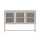 VENTURE DESIGN Malla skjenk, m. 3 drer og 2 hyller - beige stl