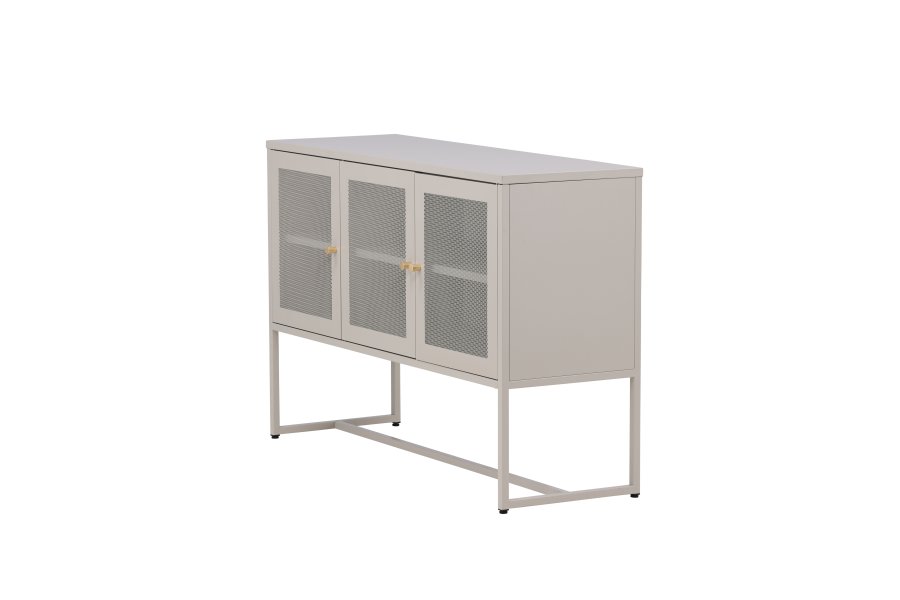 VENTURE DESIGN Malla skjenk, m. 3 drer og 2 hyller - beige stl