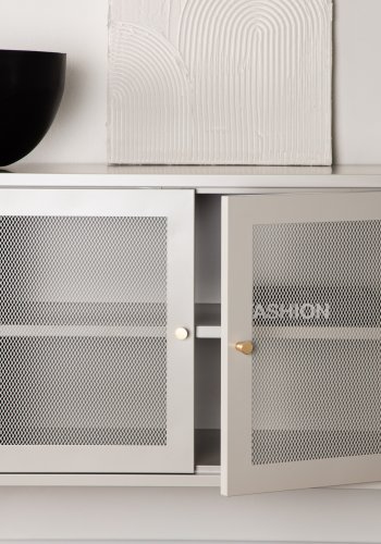 VENTURE DESIGN Malla skjenk, m. 3 drer og 2 hyller - beige stl