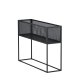 VENTURE DESIGN Netz sidebord, rektangulrt - svart stl (110x30)