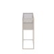 VENTURE DESIGN Netz sidebord, rektangulrt - beige stl (110x30)