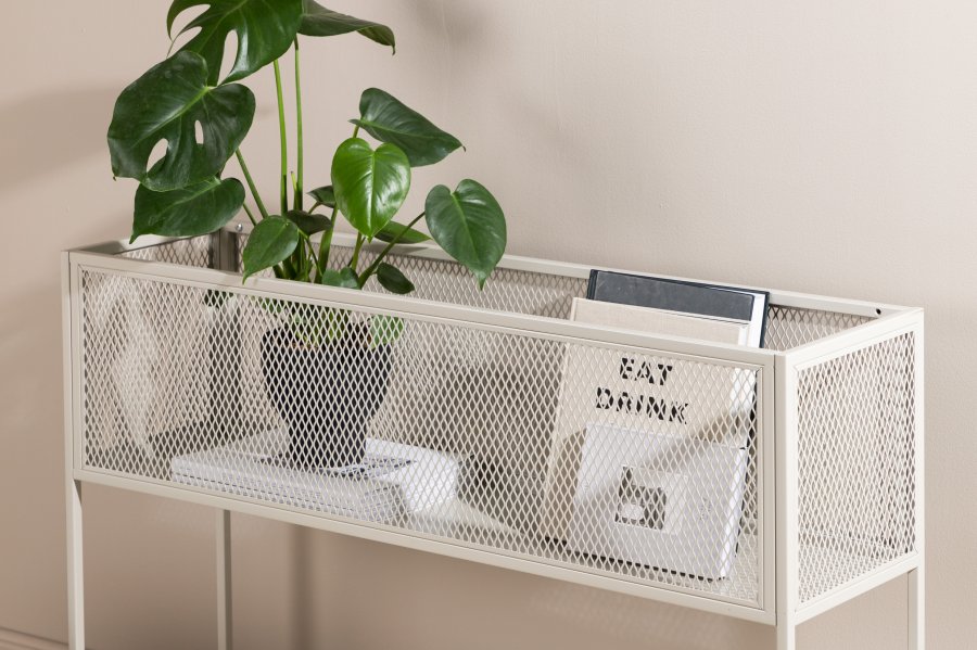 VENTURE DESIGN Netz sidebord, rektangulrt - beige stl (110x30)